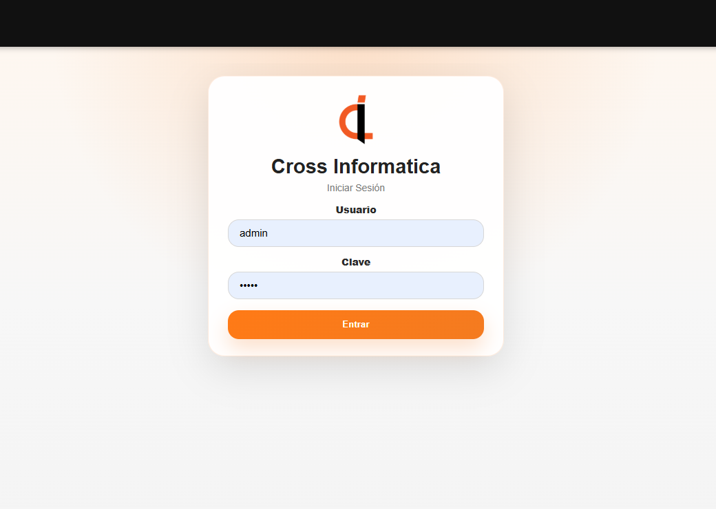 Sistema de incidencias IT - login en PC